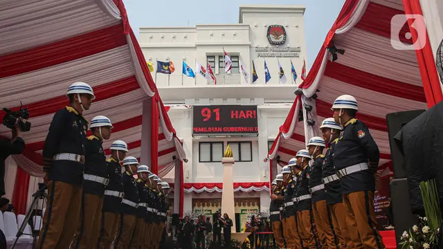 1.321 Personel Gabungan Amankan Pengundian Nomor Urut Pilgub Jakarta dan Pilwalkot Tangsel - Pemilu berita69.org