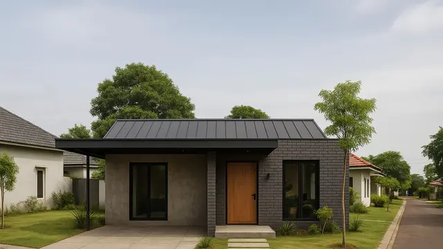 10 Desain Rumah Sederhana Terbaru 2025, Gaya Industrial hingga Eco-Modern yang Sempurna untuk Pasangan Milenial - Hot berita69.org