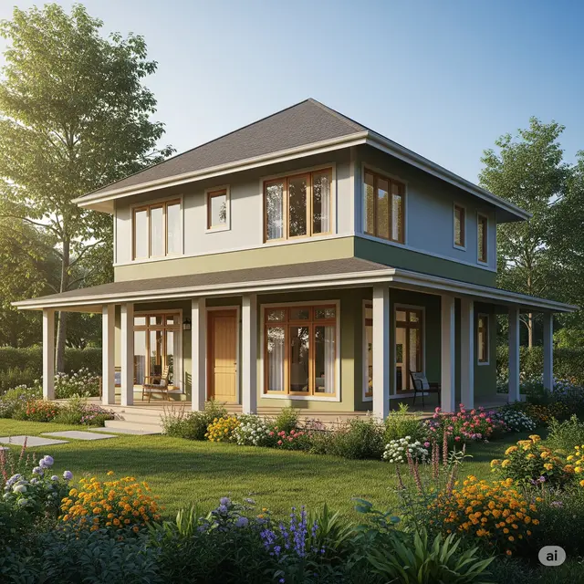 11 Model Rumah Sederhana Tingkat 2 untuk Inspirasi Hunian Impian - Hot berita69.org