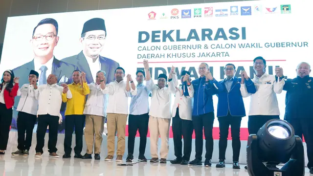 16 Parpol Dukung Ridwan Kamil-Suswono di Pilkada Jakarta, Terbaru Partai Buruh - Pemilu berita69.org