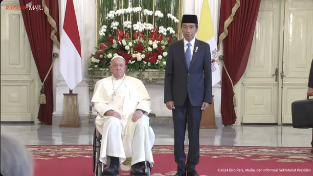 3 Hal yang Disampaikan Presiden Jokowi saat Pertemuan dengan Paus Fransiskus di Istana - News berita69.org