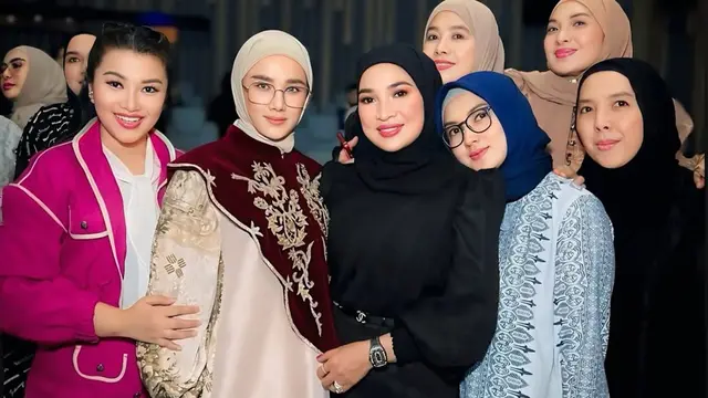 5 Artis Tampil Anggun Berbalut Gamis di Anniversary Pernikahan Haji Isam, Memukau - Hot berita69.org