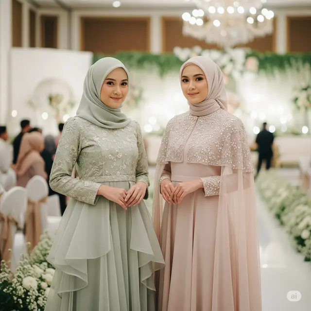 5 Gamis Brokat Pesta Pernikahan Terbaik 2025, Tampil Elegan, Glamour, dan Berkelas - Hot berita69.org