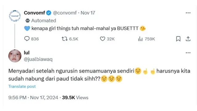 6 Cuitan Netizen Keluhkan Kebutuhan Wanita Mahal Ini Bikin Senyum Tipis - Hot berita69.org