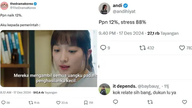 6 Curhatan Netizen Soal Kenaikan PPN 12 Persen Mulai 2025, Relate Banget - Hot berita69.org