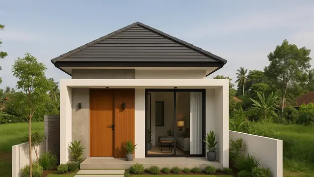 6 Desain Rumah Sederhana Tapi Nyaman Untuk Gaji UMR, Modelnya Modern dan Indah - Hot berita69.org