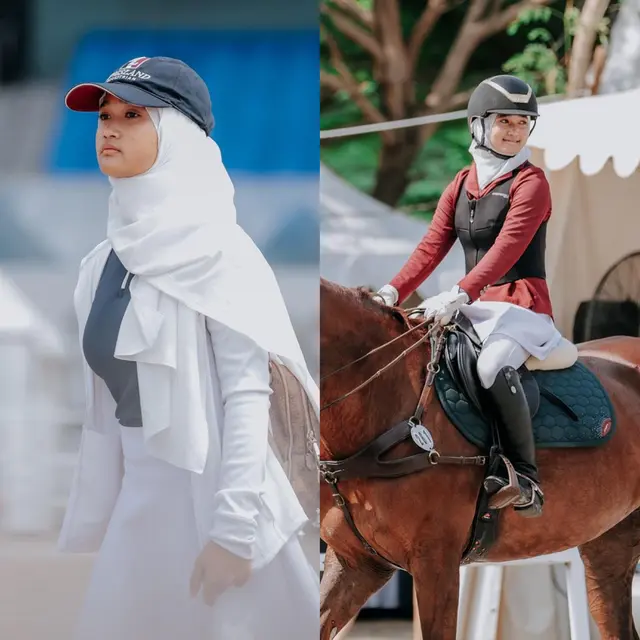 6 OOTD Terbaru Aisha, Putri Irfan Hakim yang akan Berlaga di PON 2024 sebagai Atlet Berkuda - Hot berita69.org
