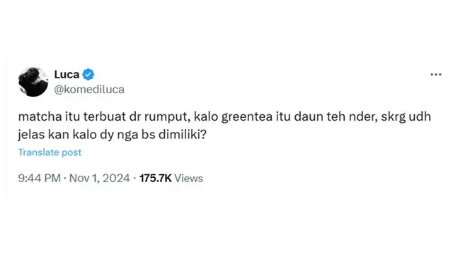 6 Perbedaan Matcha dan Green Tea Menurut Netizen Ini Kocak, Malah Jadi Baper - Hot berita69.org