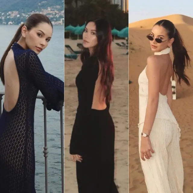 6 Potret Alyssa Daguise Kenakan Outfit Backless, Calon Mantu Maia Estianty yang Menawan - Hot berita69.org