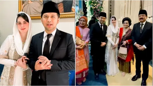 6 Potret Arumi Bachsin dan Emil Dardak di Pernikahan Anak Khofifah, Ikut Sapa Tamu - Hot berita69.org