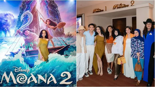 6 Potret Lyodra Ginting di Premiere Film Moana 2, Ditemani Randy Martin - Hot berita69.org