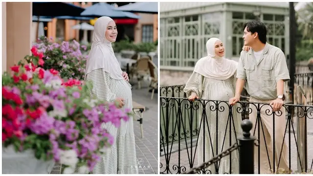 6 Potret Maternity Shoot Outdoor Anisa Rahma di Thailand, Baby Bump Kian Besar - Hot berita69.org