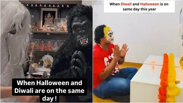 6 Potret Meme Perayaan Diwali dan Halloween di Hari yang Sama, Perpaduan Unik - Hot berita69.org