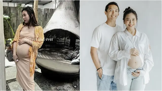 6 Potret Shanju dengan Baby Bump Besar, Jonatan Christie Setia Dampingi - Hot berita69.org