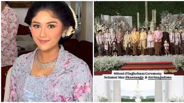 6 Potret Tasyakuran 7 Bulan Kehamilan Erina Gudono di Istana Presiden, Finalis Puteri Indonesia Hadir - Hot berita69.org
