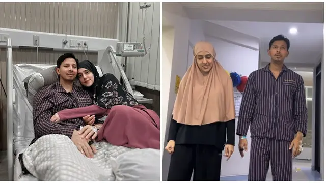 6 Potret Terbaru Sonny Septian Usai Operasi, Belajar Jalan di Lorong RS Didampingi Istri - Hot berita69.org