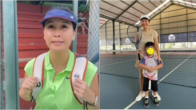 6 Potret Veronica Tan Tekuni Hobi Kebugaran jasmani Tenis, Jadi Resep Awet Muda - Hot berita69.org
