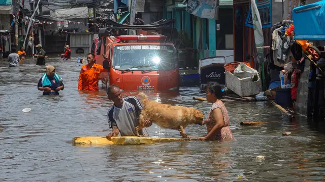 6 RT di Jakarta Utara Terendam Banjir Rob - News berita69.org