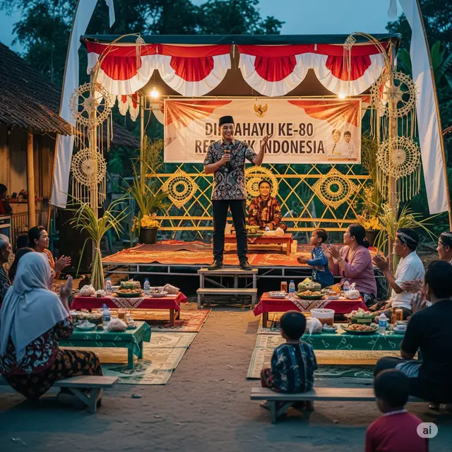 7 Contoh Sambutan Ketua RT Malam Tirakatan 17 Agustus Singkat Penuh Makna - Hot berita69.org
