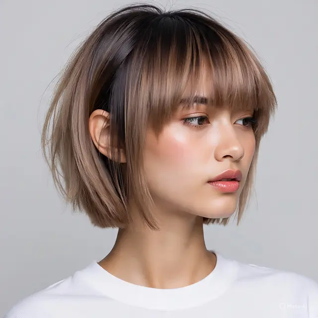 7 Inspirasi Tubuh Pendek Berponi Gaya Choppy Bangs, Pilihan Trendi yang Mudah Ditiru - Hot berita69.org