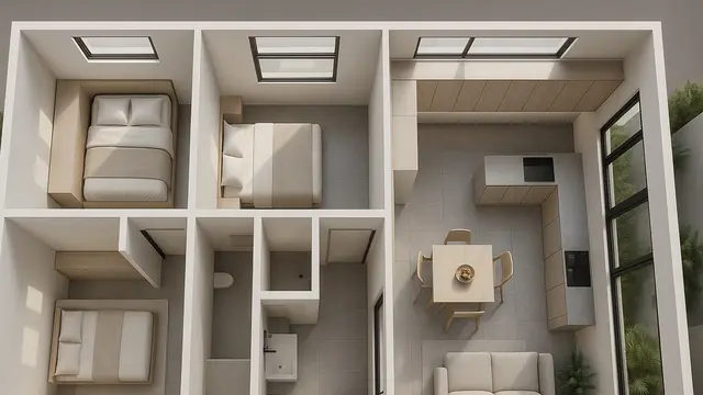 7 Model Desain Rumah 6x12 Tiga Kamar, Nyaman dan Fungsional untuk Keluarga Modern - Hot berita69.org