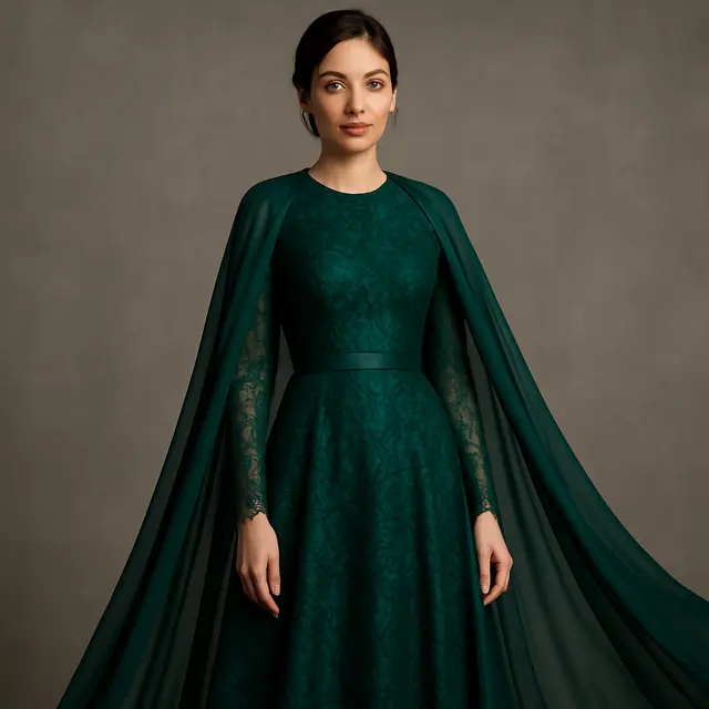 7 Model Dress Brokat Modern Panjang 2025 yang Mewah dan Elegan, Tampil Menawan di Setiap Acara - Hot berita69.org