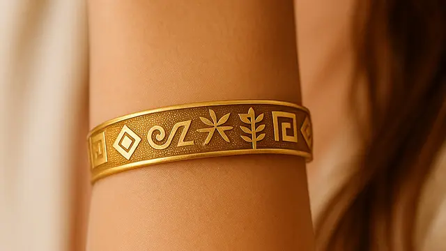 7 Model Gelang Lebar Emas Terbaru 2025, Desain Elegan dan Mewah - Hot berita69.org