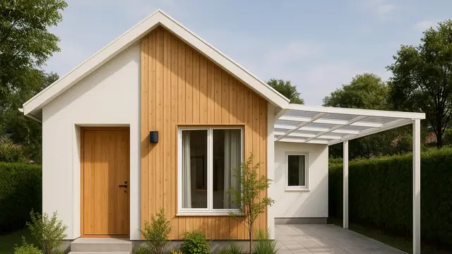 7 Model Rumah 5x8 dengan Taman Depan dan Carport, Pas untuk Hunian di Lahan Sempit - Hot berita69.org