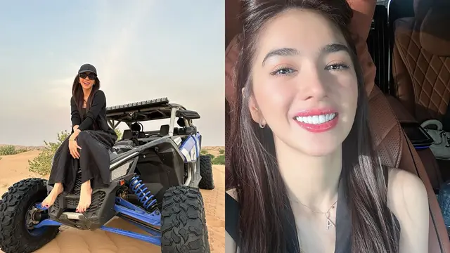 7 Poret Angel Karamoy Jajal Offroad di Padang Pasir Dubai, Dapat Saudara Baru - Hot berita69.org