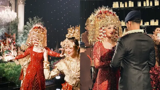 7 Potret Febby Rastanty Persembahkan Tari Pagar untuk Suami, Tampil Gemulai - Hot berita69.org