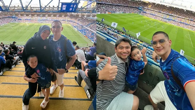 7 Potret Liburan Citra Kirana dan Rezky Adhitya Nonton Liga Inggris Bareng Buah Hati - Hot berita69.org
