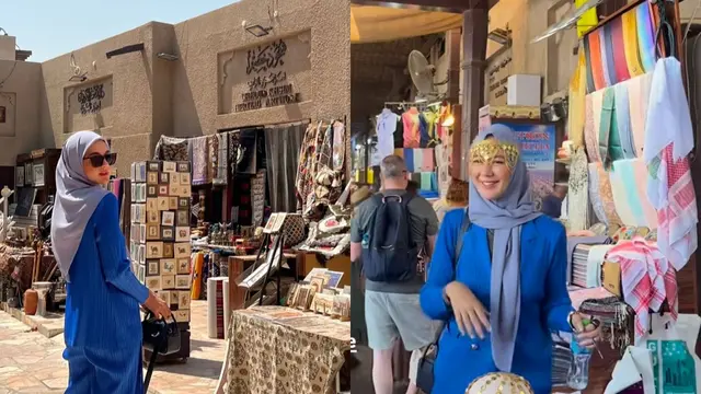 7 Potret Paula Verhoeven Liburan di Kota Tua Dubai, Kunjungi Pasar Emas - Hot berita69.org