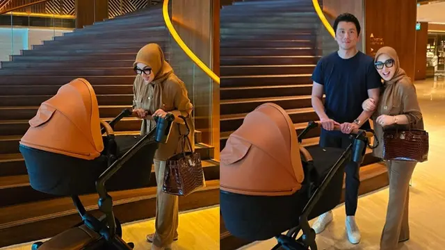 7 Potret Syahrini Ajak Baby R Jalan-Jalan di Singapura, Wajahnya Masih Dirahasiakan - Hot berita69.org