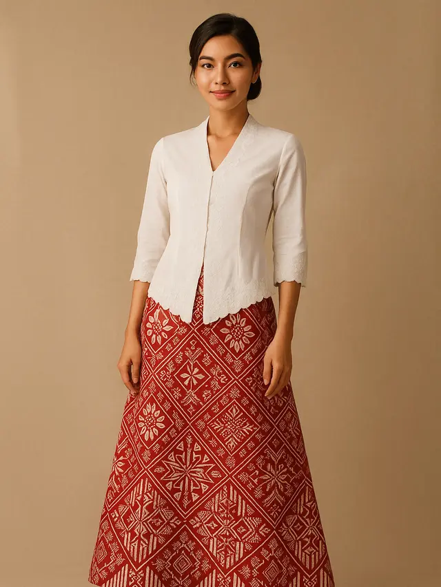 8 Dress Kebaya Rok Batik A-Line Tema Hari Kemerdekaan 17 Agustus 1945 HUT RI ke-80 - Hot berita69.org