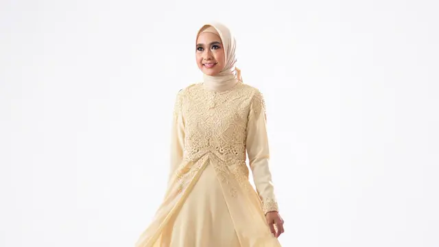 8 Model Gaun Pesta Muslimah Kombinasi Brokat dan Satin, Elegan dan Stylish - Hot berita69.org