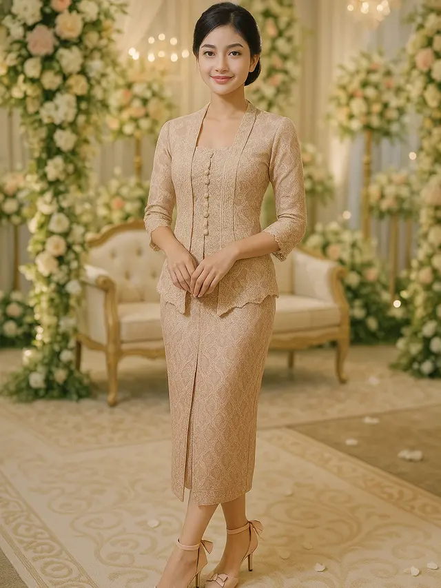 8 Padu Padan Sandal dan Kebaya Batik untuk Hadiri Pesta Akad, Simpel Tapi Menawan - Hot berita69.org
