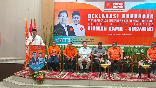 Alasan Partai Buruh Dukung RIDO di Pilkada Jakarta: Berani Tolak Omnibus Law - Pemilu berita69.org