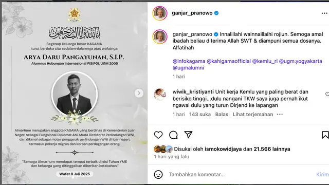 Apsifor Ungkap Misteri Diplomat Kemlu Tewas: Semasa Hidup Pribadi dengan Karakter Positif - News berita69.org