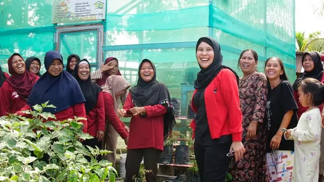 Bacawagub Sumsel Riezky Aprilia Ingin Memperdayakan Kaum Perempuan Lewat Pertanian - Pemilu berita69.org