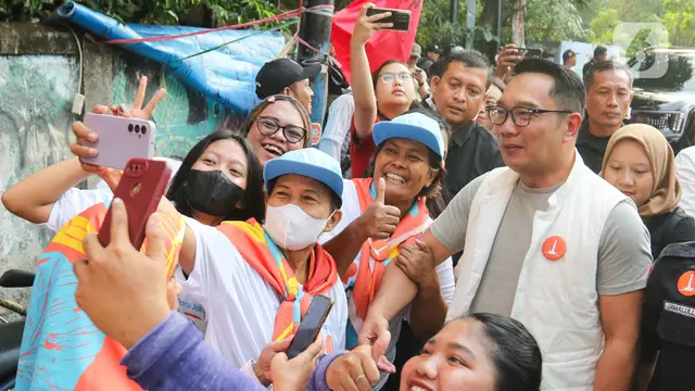 Blusukan di Penggilingan, Ridwan Kamil Siap Gaspol Bereskan Kali Kejadian Banjir - Pemilu berita69.org