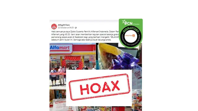 Cek Fakta: Hoaks Alfamart Bagikan 280 Kulkas dan Mesin Cuci yang Tidak Bisa Dijual karena Penyok - Cek Fakta berita69.org