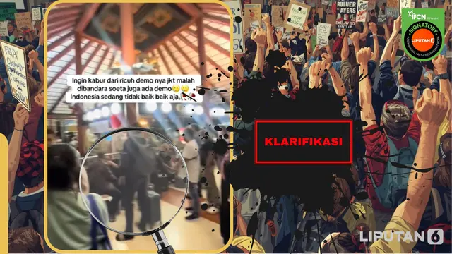 Cek Fakta: Klarifikasi Video Demo di Bandara Soetta - Cek Fakta berita69.org