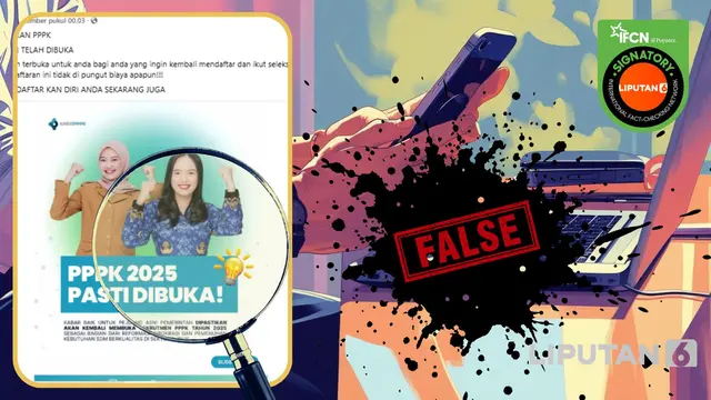 Cek Fakta: Tidak Benar Ini Link Pendaftaran Seleksi PPPK 2025 - Cek Fakta berita69.org