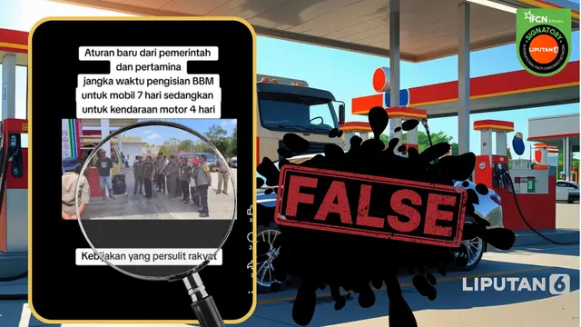 Cek Fakta: Tidak Benar Pemerintah Pertamina Terapkan Aturan Pengisian BBM 7 dan 4 Hari untuk Mobil Motor - Cek Fakta berita69.org