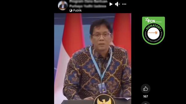 Cek Fakta: Tidak Benar Video Menkeu Purbaya Beri Bantuan Modal Usaha
