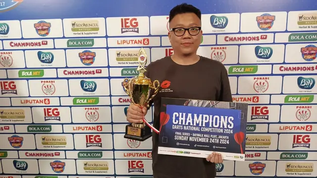 Cetak Sejarah, Benny Tandean Tak Terbendung Jadi Juara Nasional Dart Pertama Indonesia - Bola berita69.org