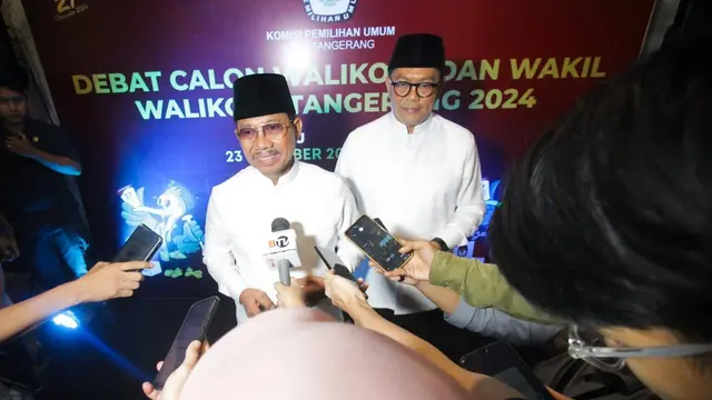 Debat Perdana Pilkada Tangerang, Sachrudin-Maryono Bakal Lanjutkan Pembangunan - Pemilu berita69.org