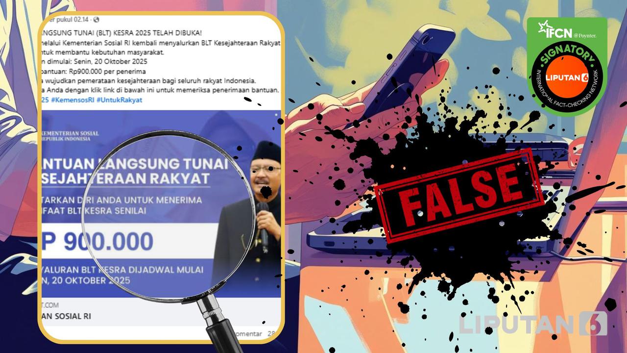 Deretan Hoaks Seputar BLT Kesra yang Beredar di Medsos, Cek Faktanya