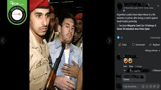 Deretan Hoaks Seputar Timnas Arab Saudi yang Sempat Viral, Simak Faktanya - Cek Fakta berita69.org