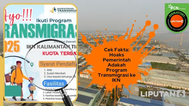 Deretan Informasi Hoaks Terkait Pendaftaran Program Transmigrasi, Simak Faktanya - Cek Fakta berita69.org